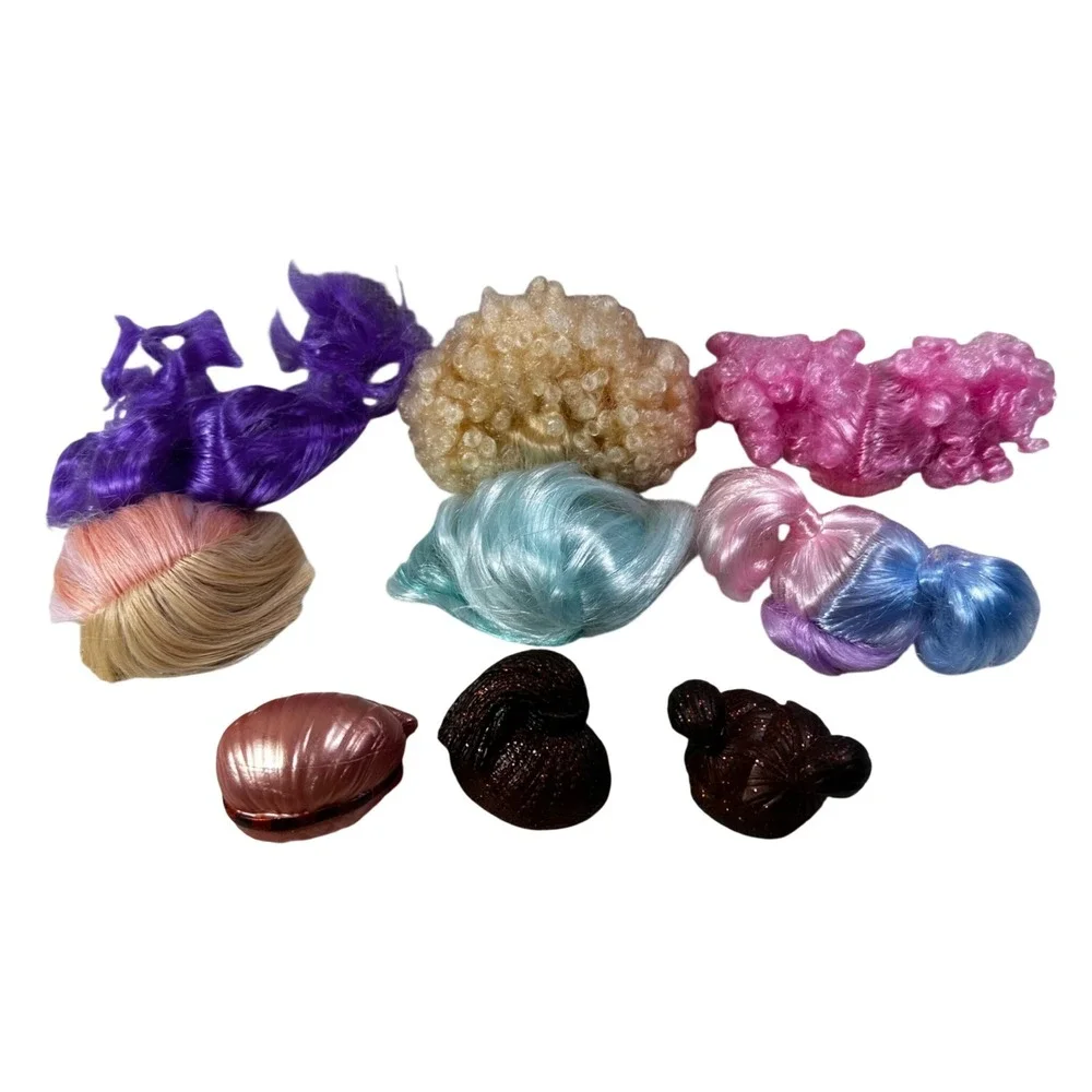 LOL Surprise Doll Hair Lot Wigs & Accessories Mixed Bundle Hairgoals Series 9pc